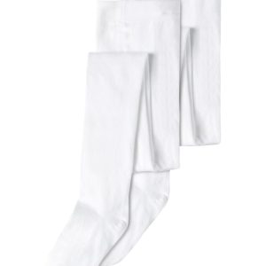 Name It Strømpebukser 2-pak Solid Bright White