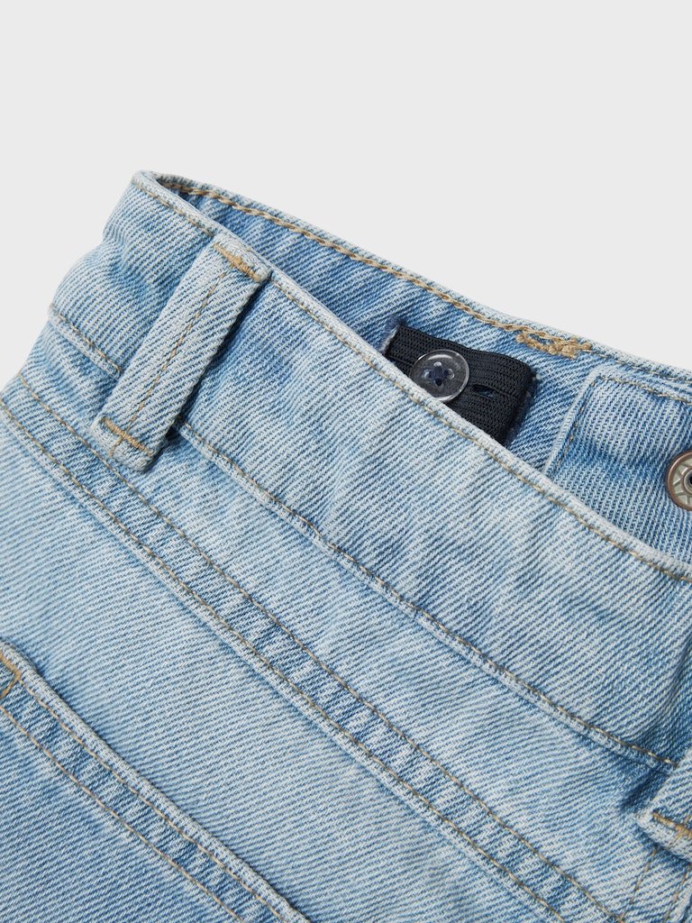 Name It Jeans Rose Wide HW Light Blue Denim - Billede 3