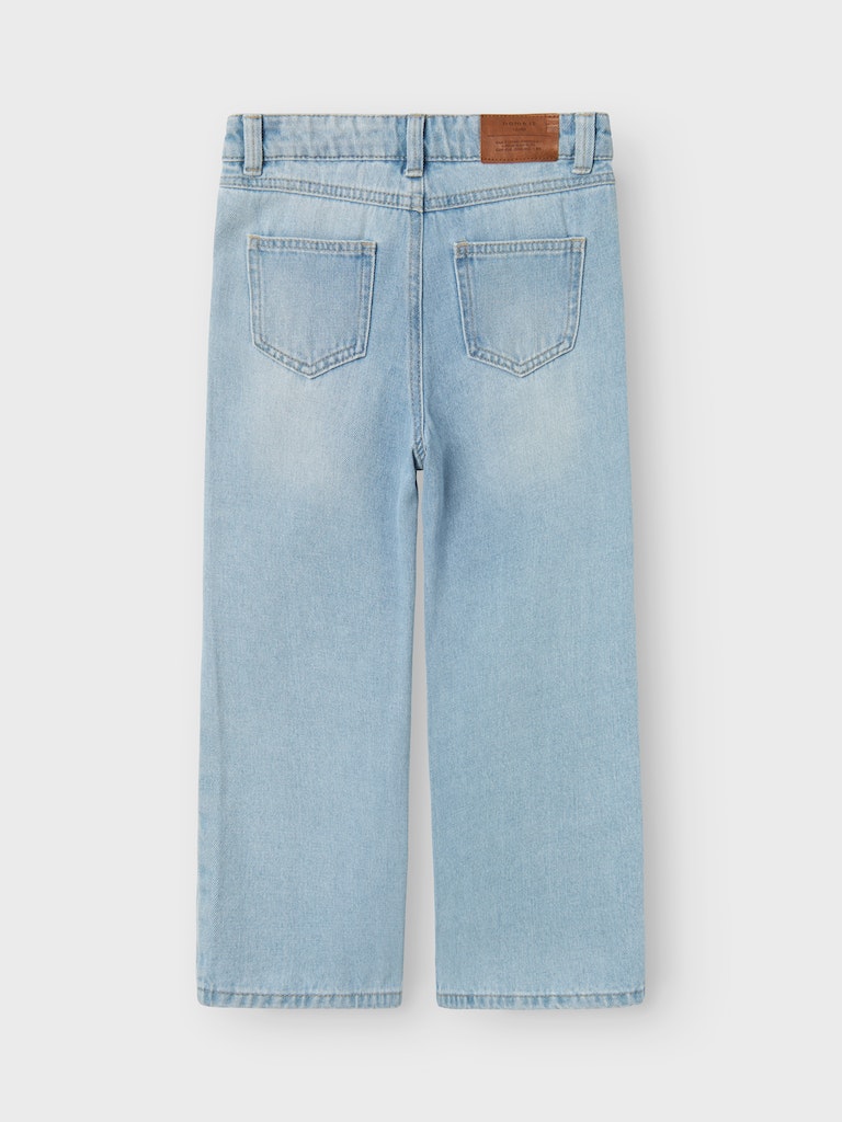 Name It Jeans Rose Wide HW Light Blue Denim - Billede 2