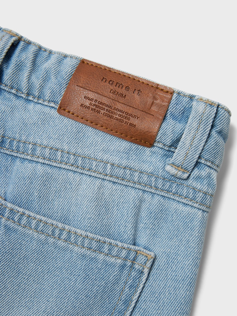 Name It Jeans Rose Wide HW Light Blue Denim - Billede 7