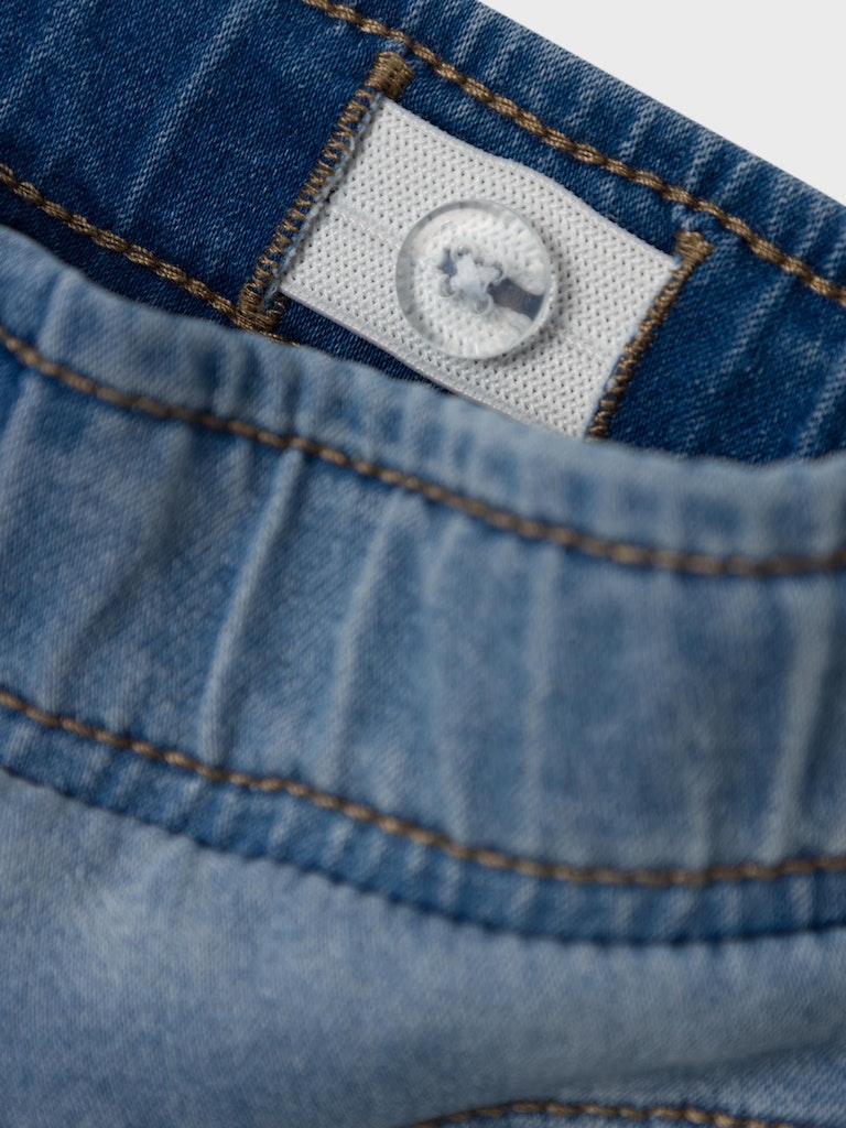 Name It Jeans Ryan Slim Sweat Jeans Light Blue Denim - Billede 4