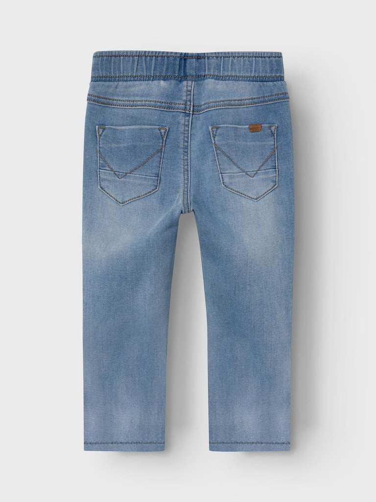 Name It Jeans Ryan Slim Sweat Jeans Light Blue Denim - Billede 2