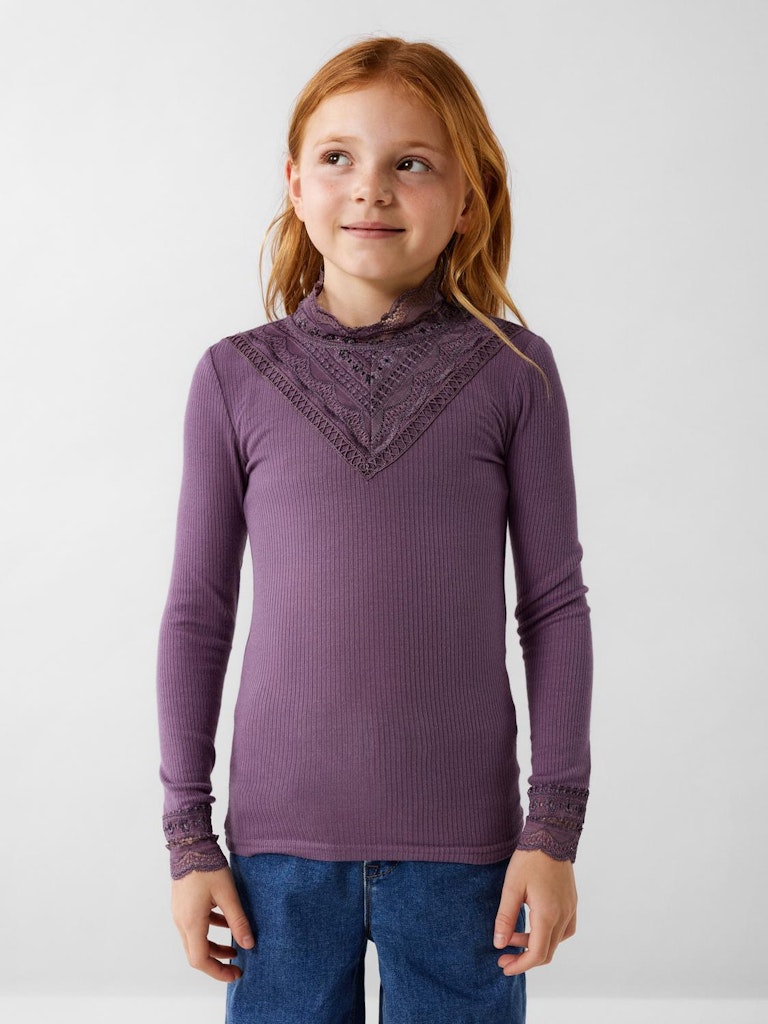 Name It Bluse LS Nuri Arctic Dusk - Billede 4