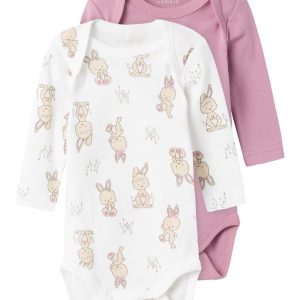 Name It Body LS 2-pak Rabbit Orchid Haze