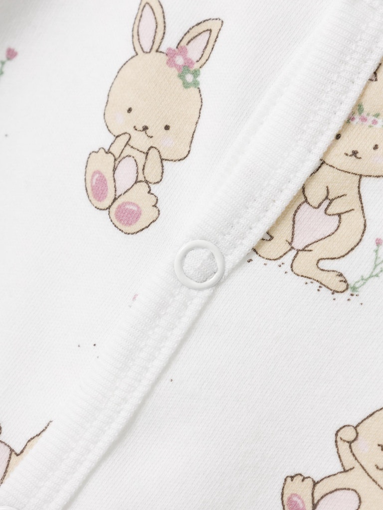 Name It Natdragt LS Rabbit Bright White - Billede 3
