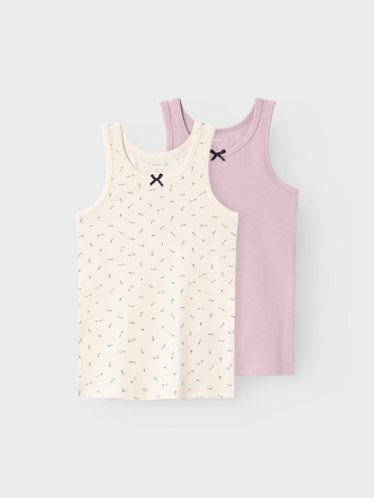 Name It Undertrøjer 2-pak Tank top Buttercream Floral