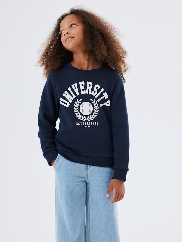Name It Sweatshirt LS Tille Dark Sapphire - Billede 4