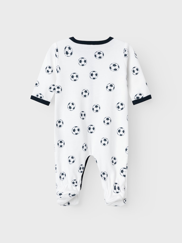 Name It Natdragt LS Football Bright White - Billede 3
