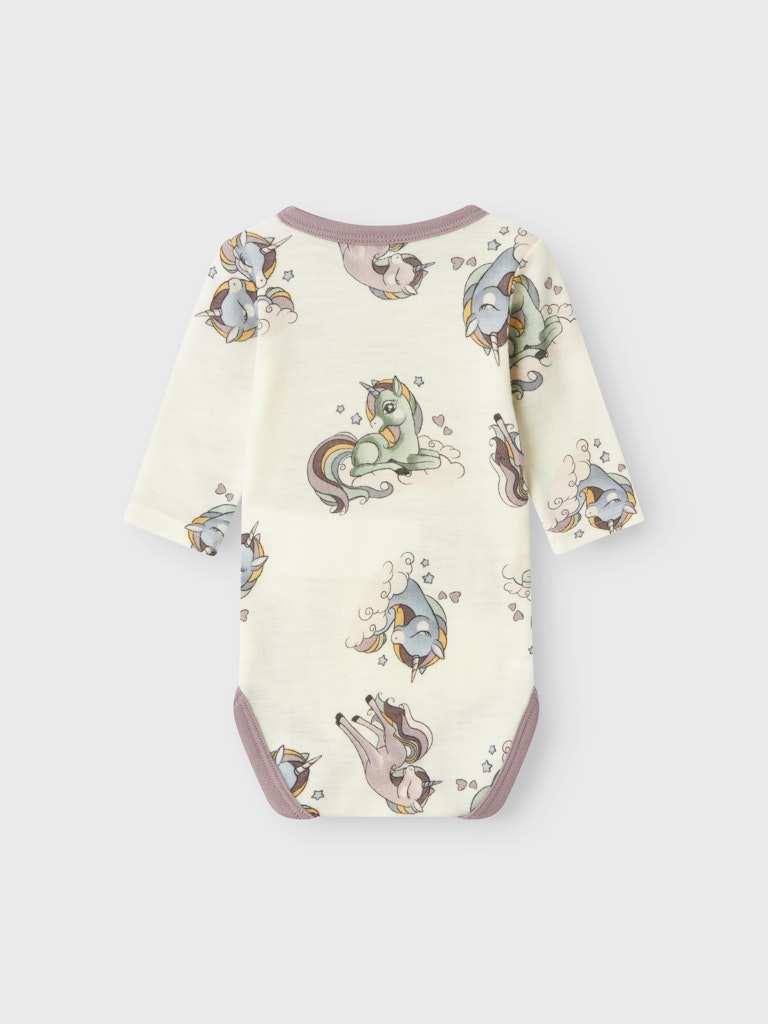 Name It Body LS Uld Willitus Snow White - Billede 2