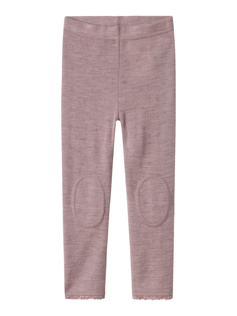 Name It Leggins Uld Wang Needle Purple Dove