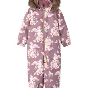 Name It Flyverdragt Snow10 Suit Unicorn AOP Grape Shake