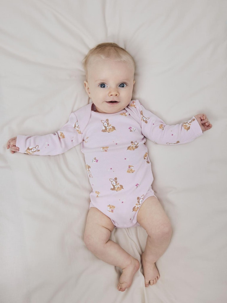 Name It Body 3-pak LS Deer Ibis Rose - Billede 2