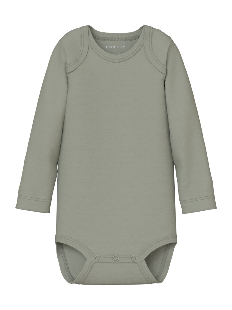 Name It Body 3-pak LS Dino Agave Green - Billede 2