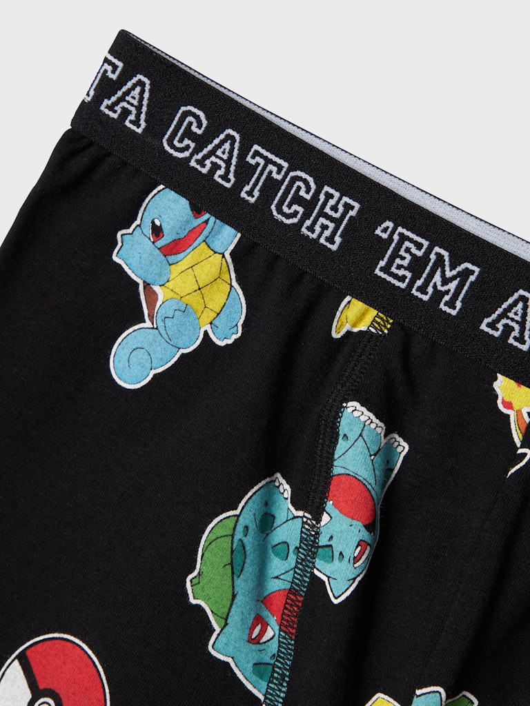 Name It Boxershorts 2-pak Asgar Pokemon Black - Billede 3