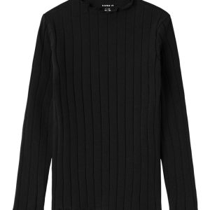 Name It Bluse Kids LS Oline Slim Black
