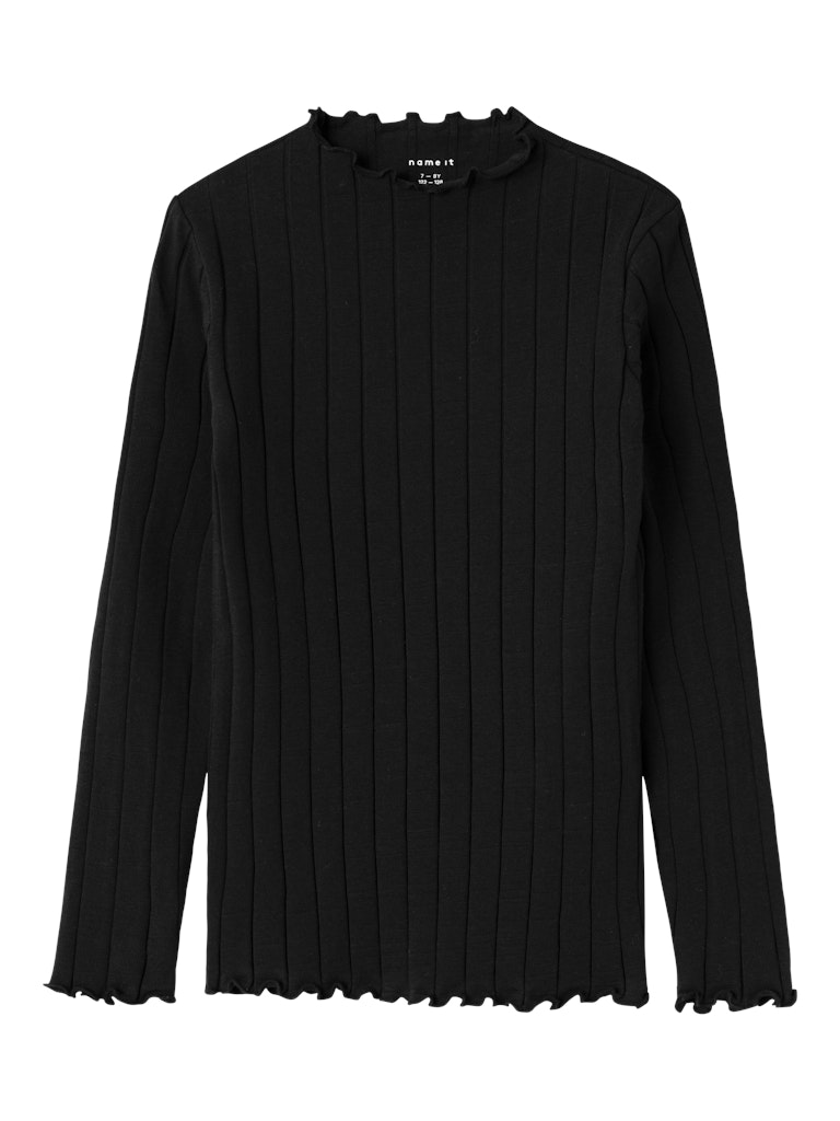 Name It Bluse Kids LS Oline Slim Black