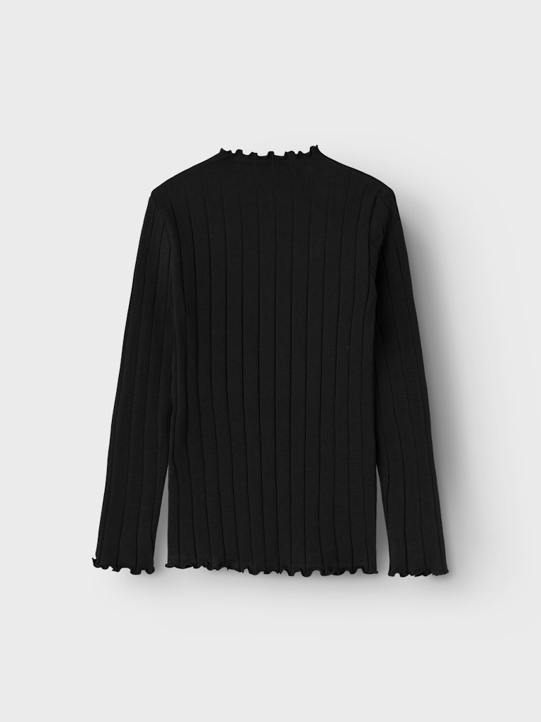 Name It Bluse Kids LS Oline Slim Black - Billede 3