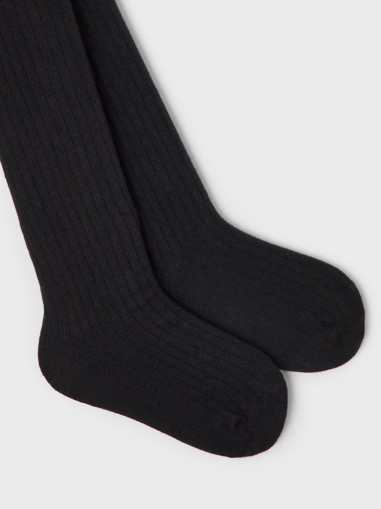 Name It Strømpebukser Kids 2-pak Rib Black - Billede 3