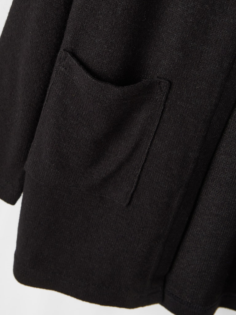Name It Strik Cardigan Kids LS Victi Black - Billede 4