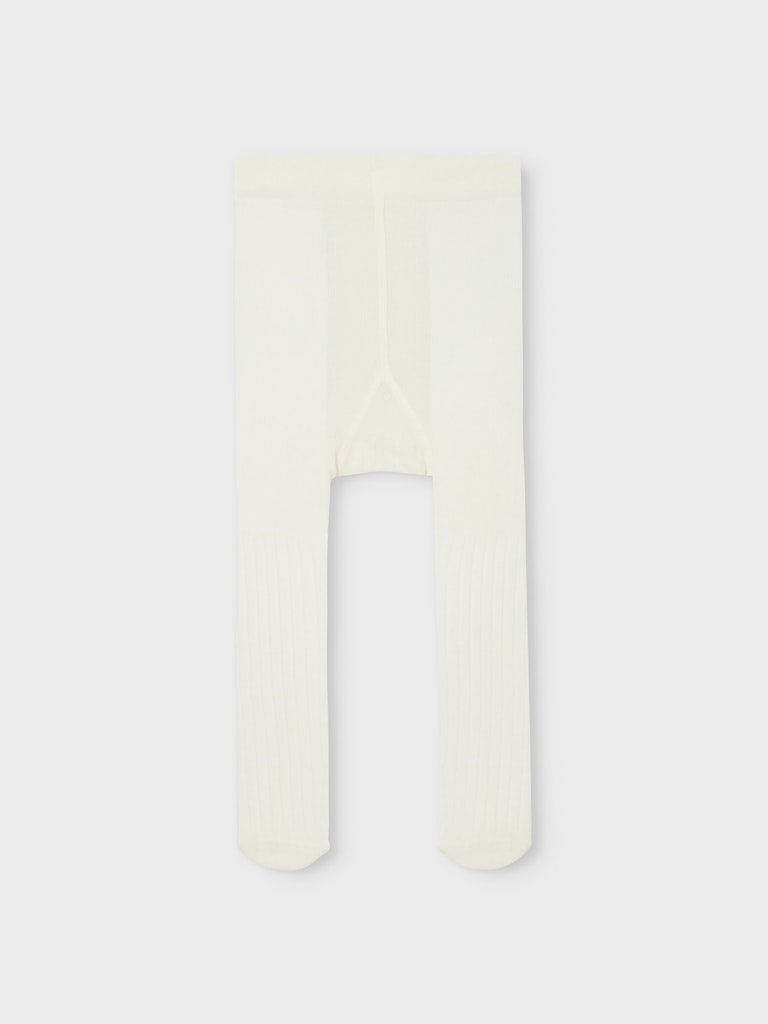 Name It Strømpebukser Kids 2-pak Rib White Alyssum - Billede 4