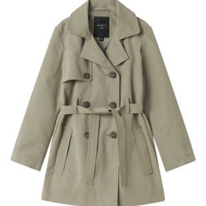 Name It Jakke Madelin Trench Coat Shadow