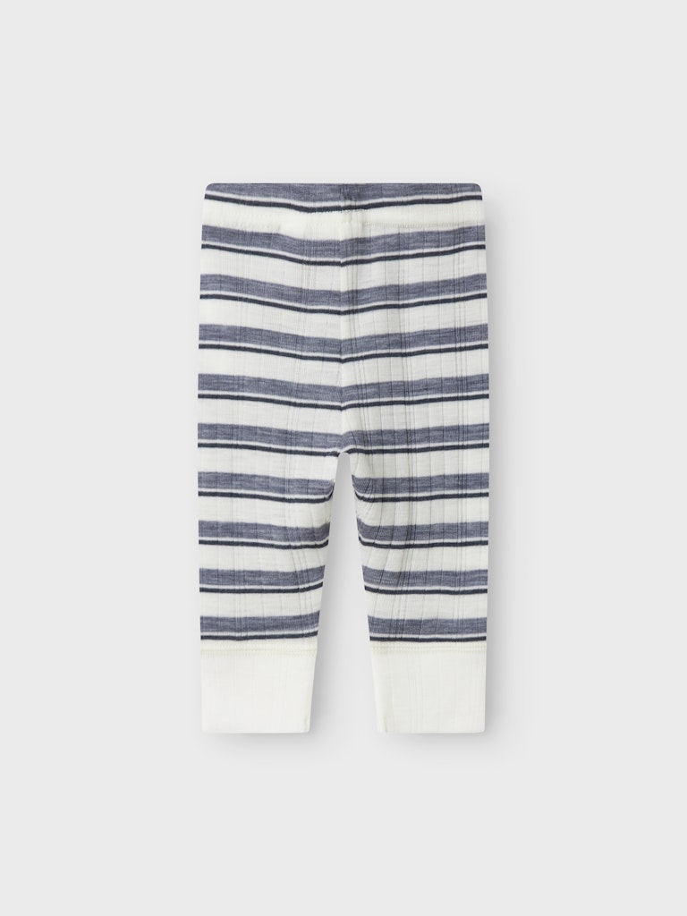 Name It Uld Leggins Baby Wang Long John Bright White - Billede 3