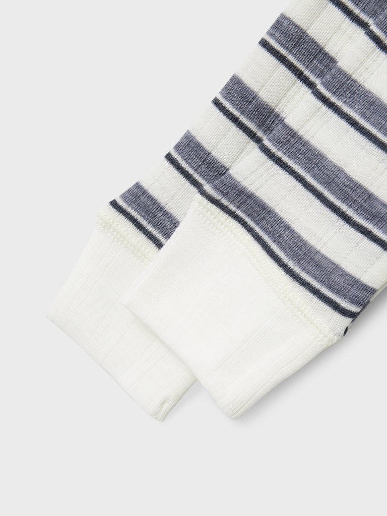 Name It Uld Leggins Baby Wang Long John Bright White - Billede 2