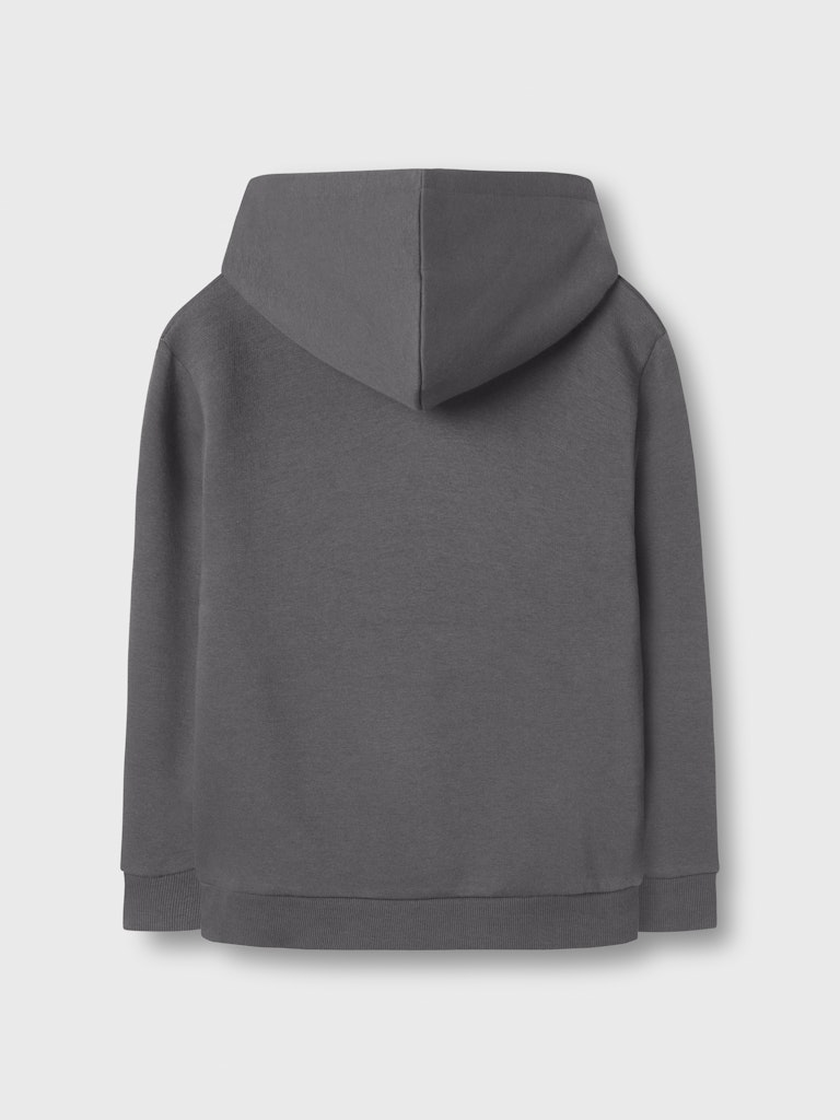 Name It Hættetrøje Hoodie Kids LS Brody lava Smoke - Billede 2