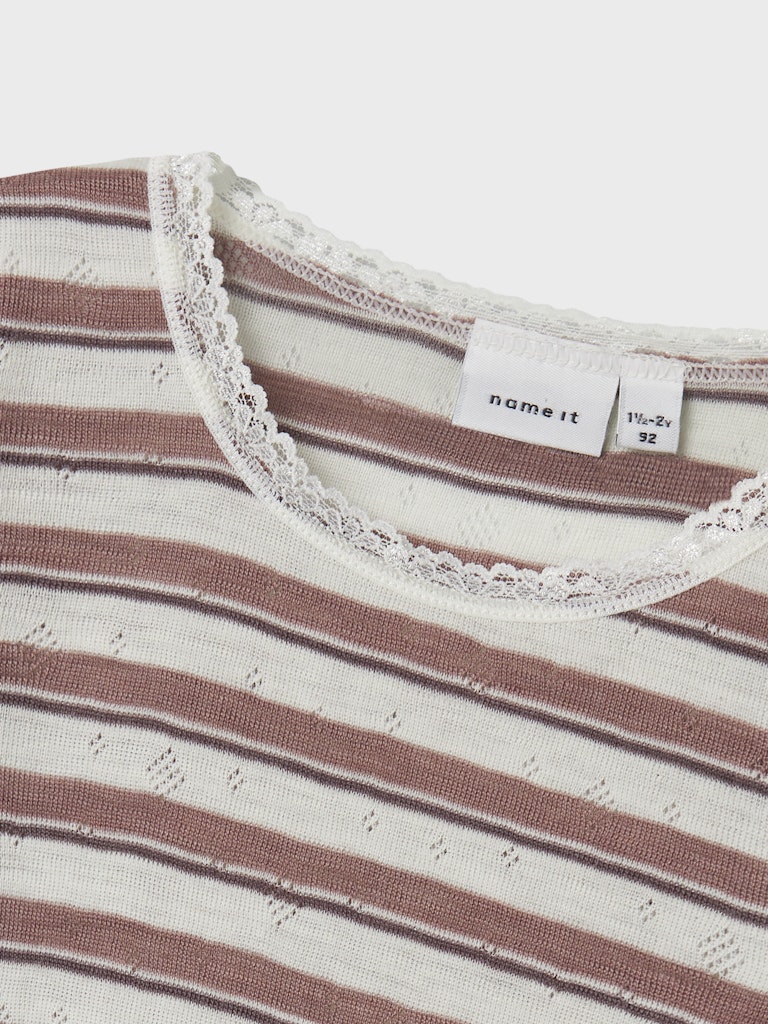 Name It Uld Bluse Mini LS Wang Antler - Billede 3