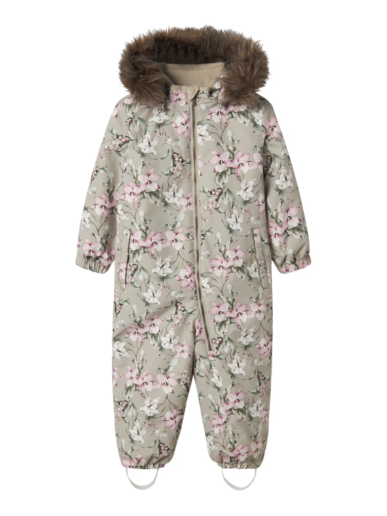 Name It Flyverdragt Mini Snow10 Suit AOP Pure Cashmere