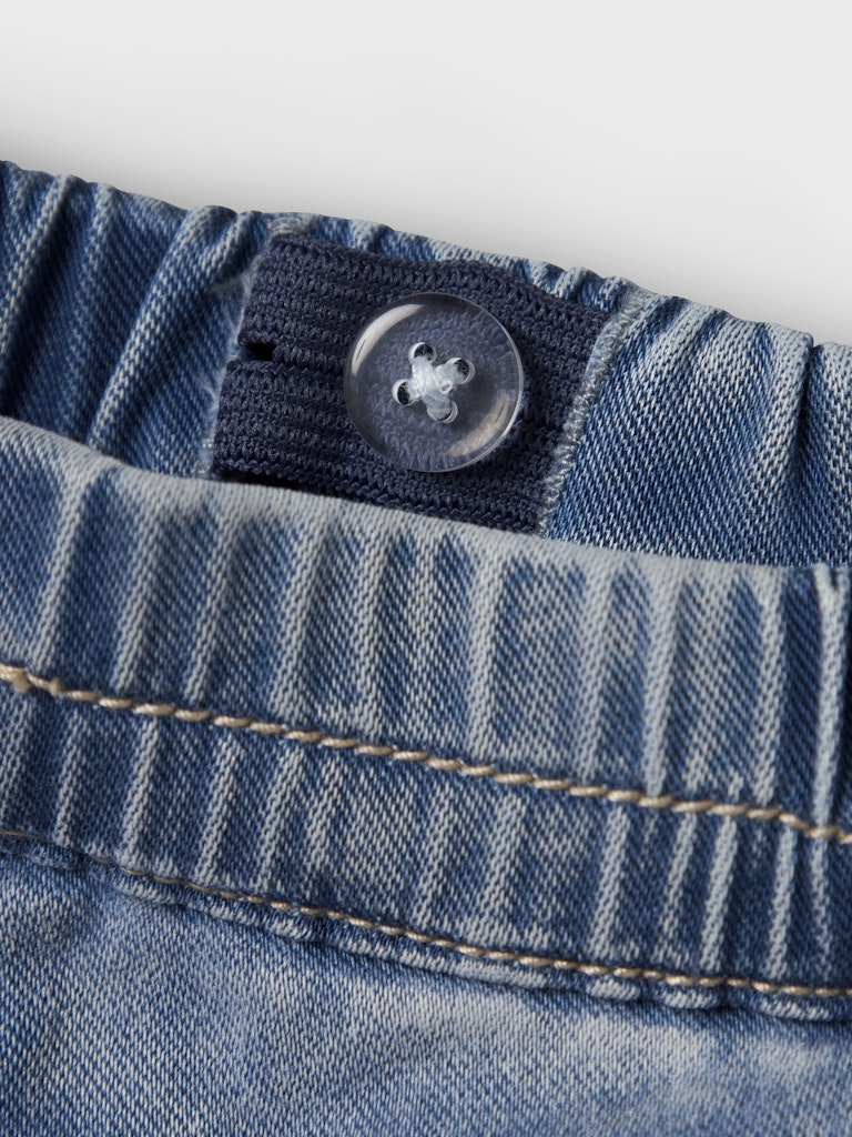 Name It Jeans Baby Rose Frill Medium Blue Denim - Billede 3
