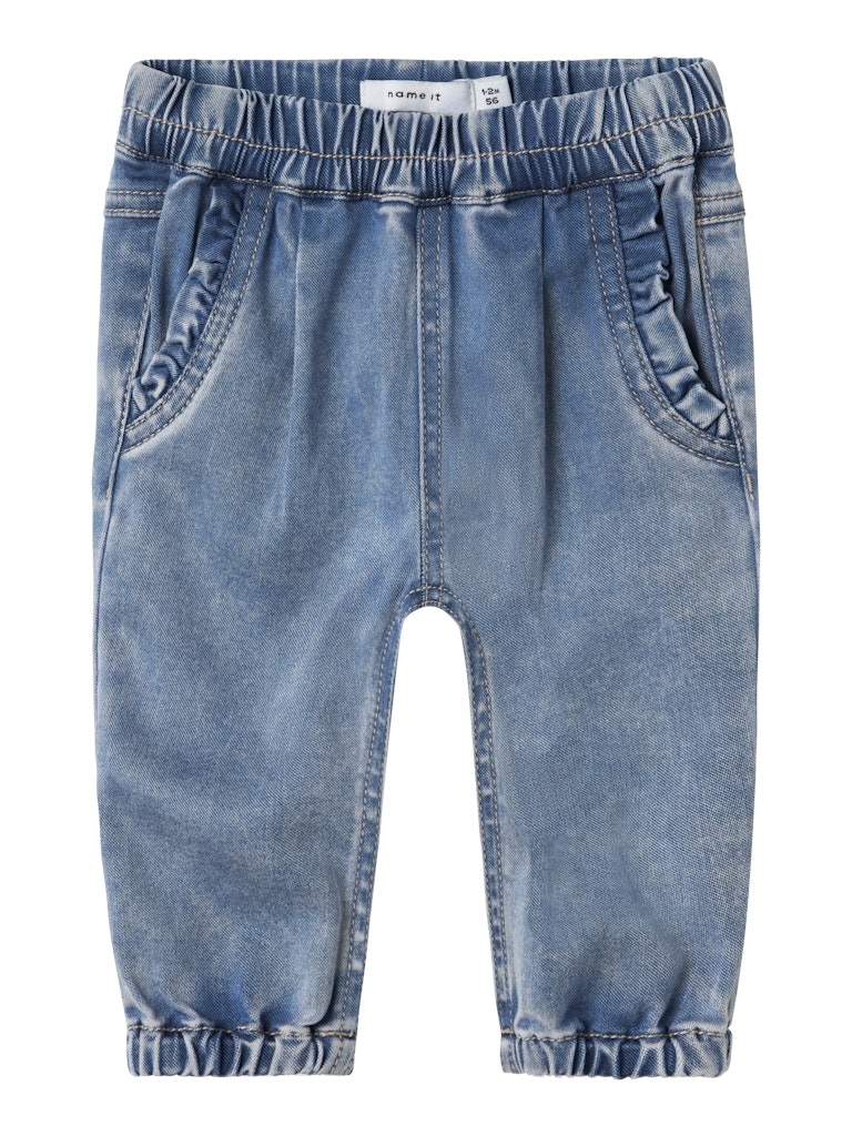 Name It Jeans Baby Rose Frill Medium Blue Denim