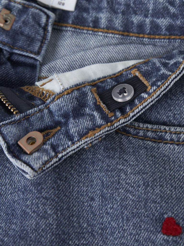 Name It Shorts Denim Kids Bella Medium Blue Denim - Billede 3