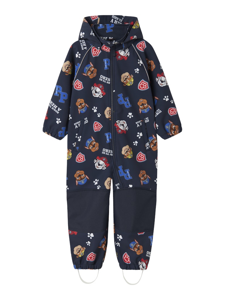 Name It Softshell Heldragt Mini Alfa08 Paw Patrol AOP Navy Blazer