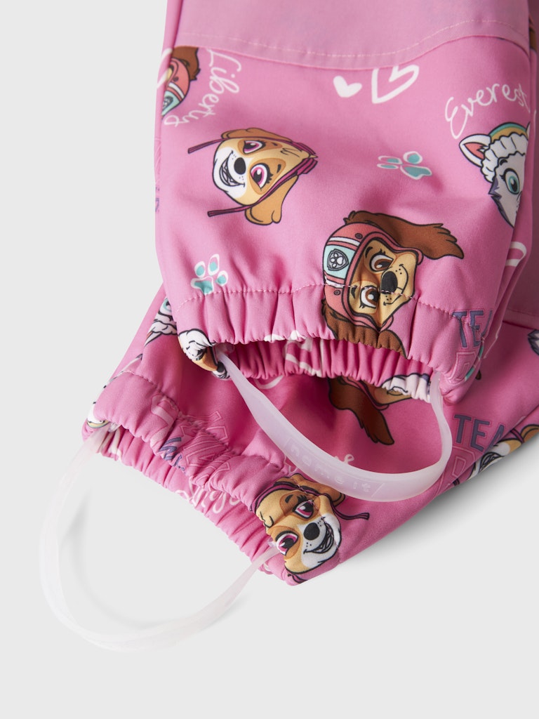Name It Softshell Heldragt Mini Alfa08 Paw Patrol AOP Pink Cosmos - Billede 3