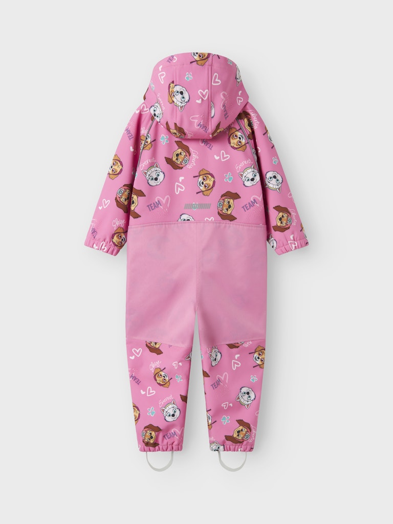 Name It Softshell Heldragt Mini Alfa08 Paw Patrol AOP Pink Cosmos - Billede 2