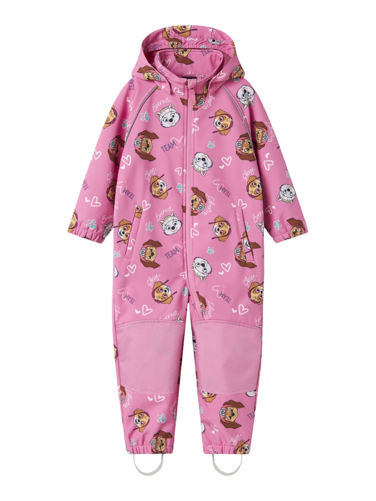 Name It Softshell Heldragt Mini Alfa08 Paw Patrol AOP Pink Cosmos