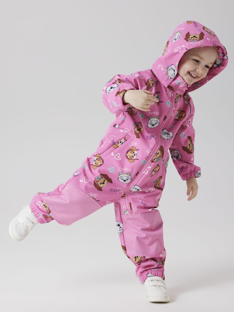 Name It Softshell Heldragt Mini Alfa08 Paw Patrol AOP Pink Cosmos - Billede 7