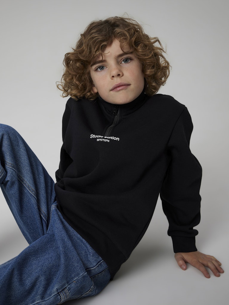 Name It Sweatshirt Kids LS Brody Black - Billede 4