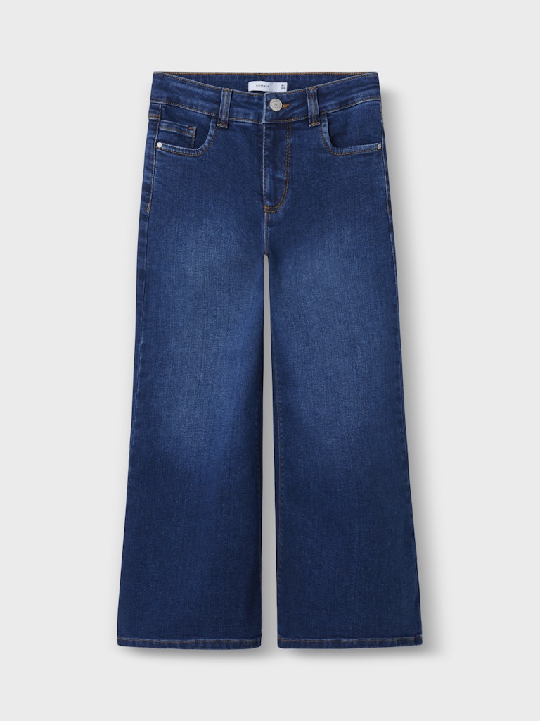 Name It Jeans Kids Polly X-wide Dark Blue Denim - Billede 4