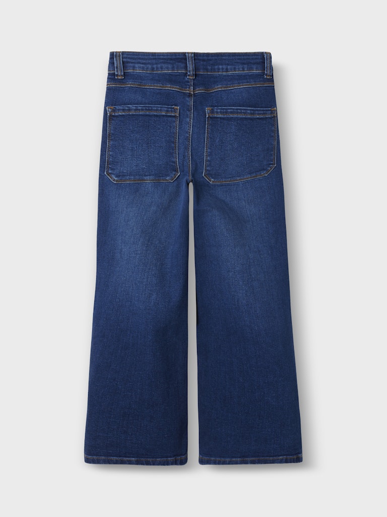 Name It Jeans Kids Polly X-wide Dark Blue Denim - Billede 2