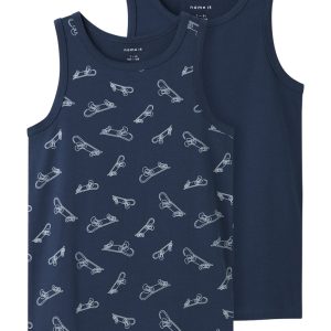 Name It Undertrøjer Mini 2-pak Tank Top Skater Titan