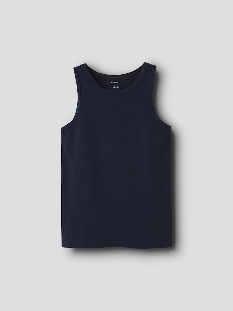 Name It Undertrøjer Kids 2-pak Tank top Skull Dark Grey Melange - Billede 2