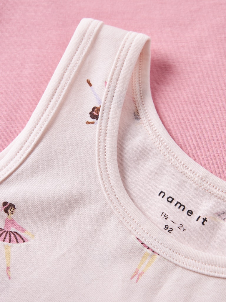 Name It Undertrøjer Mini 2-pak Tank top Ballerina Pearl - Billede 4