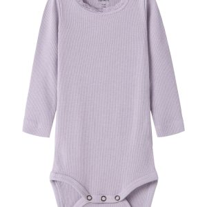 Name It Body LS Kab Lavender Gray