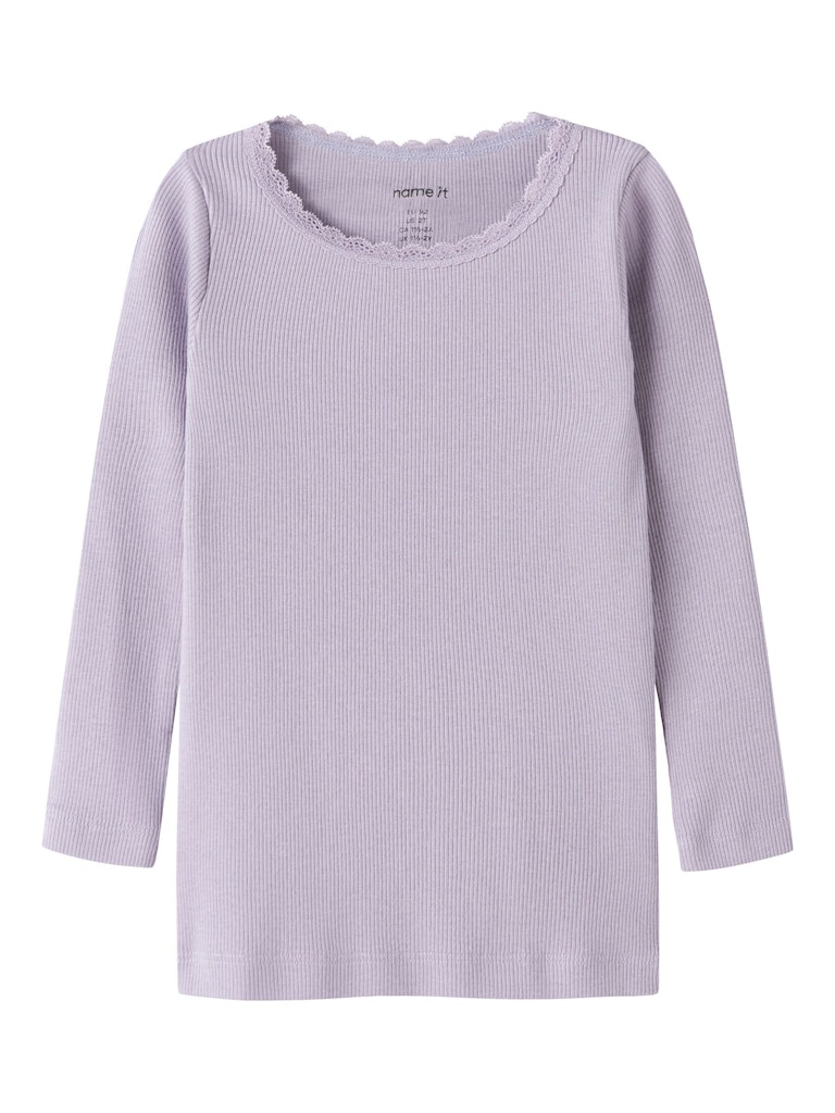 Name It Top Mini LS Kab Lavender Grey