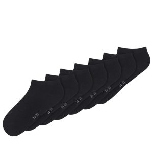 Name It Sokletter 7-pak Ancle Solid Black