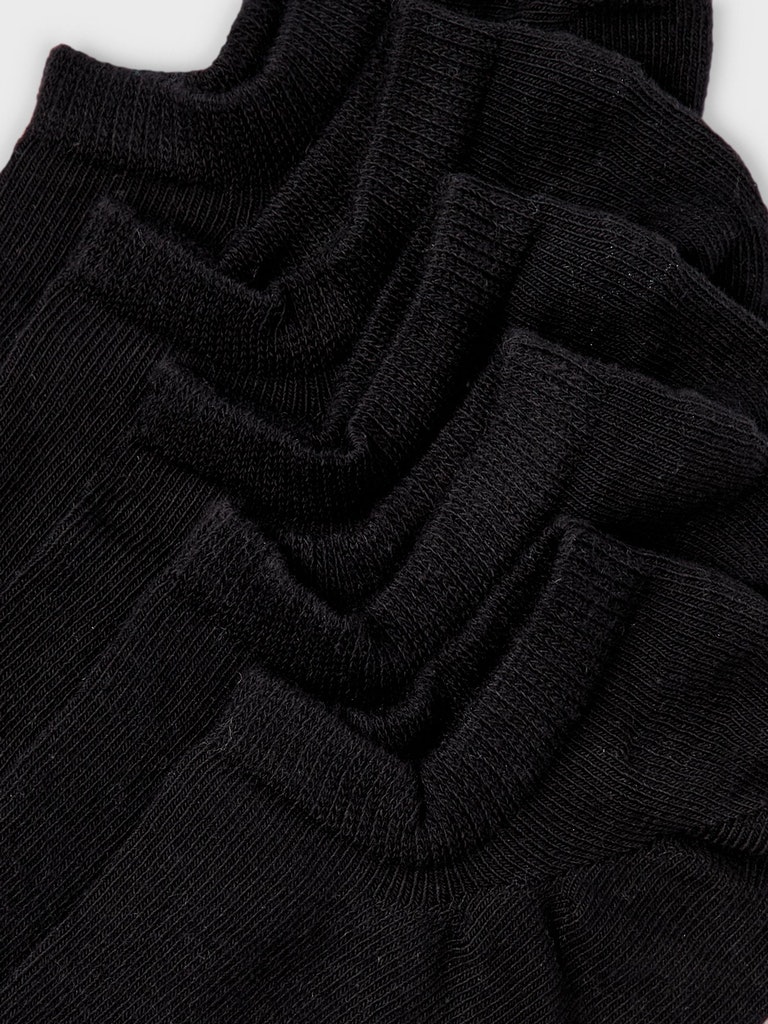 Name It Sokletter 7-pak Ancle Solid Black - Billede 3