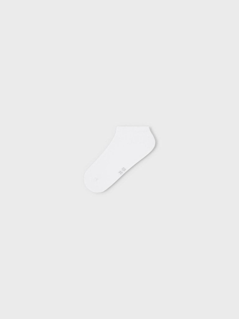 Name It Sokletter 7-pak Ancle Solid Bright White - Billede 2