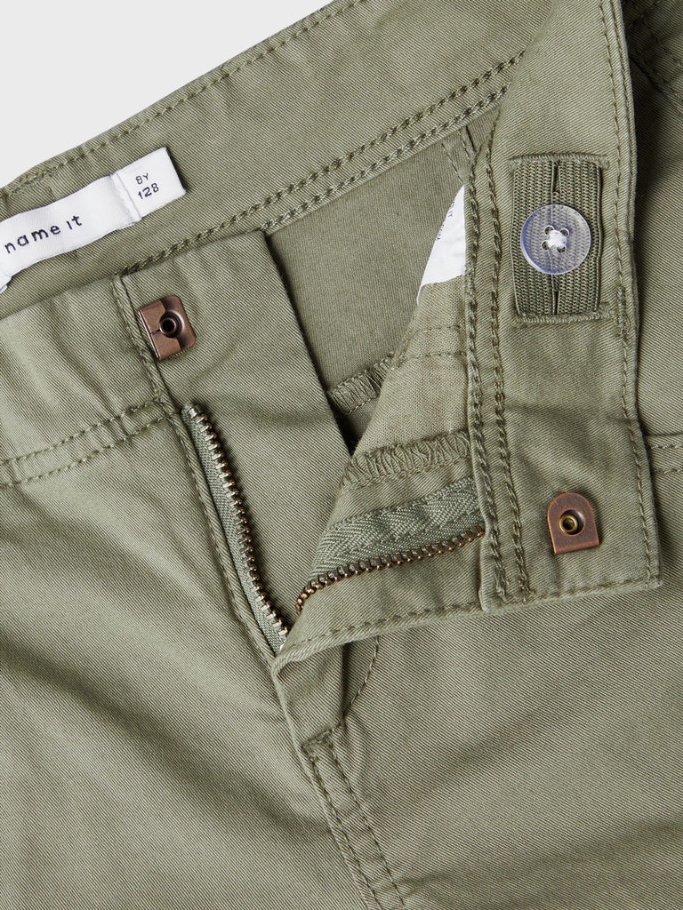Name It Shorts Ryan Twill Deep Lichen Green - Billede 3